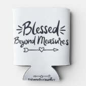 の賛美向こう見ず福音のことわざはキリストにすぎない 缶クーラー (裏面)