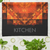 の賛美抽象芸術アートのキッチンタオル キッチンタオル (折り畳み)