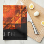 の賛美抽象芸術アートのキッチンタオル キッチンタオル (四つ折り)