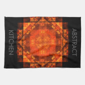 の賛美抽象芸術アートのキッチンタオル キッチンタオル (横)