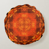 の賛美抽象芸術アート円枕 ラウンドクッション (裏面)