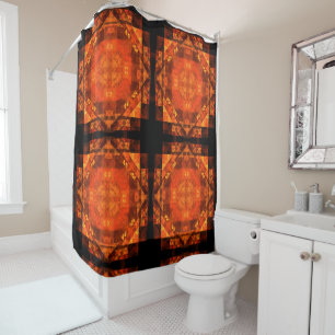 の賛美抽象芸術 シャワーカーテン