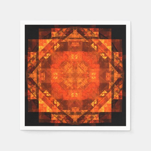 の賛美抽象芸術 スタンダードカクテルナプキン (正面)