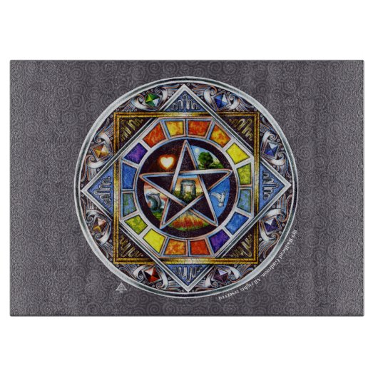 の賛美要素矩形切断板 カッティングボード (正面)