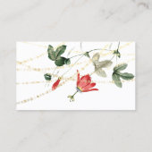 の贈り物のお金結婚を白く優れたお願い 名刺 (裏面)