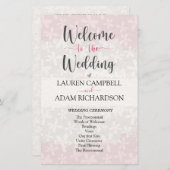 の赤面結婚ピンクウォーターの色へようこそ (正面/裏面)