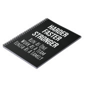 の走ギフトチームランナーズクロスカントリーアスリート ノートブック (左側)