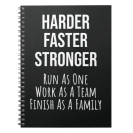 の走ギフトチームランナーズクロスカントリーアスリート ノートブック