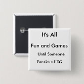 の足おもしろい、よく得て下さい 缶バッジ (正面&裏面)