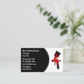 の車の絵画名刺 名刺 (スタンド正面)