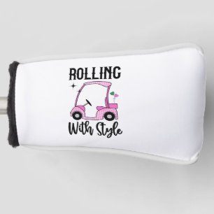 の転がスタイル   ゴルフおもしろいカート ゴルフヘッドカバー