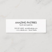 の転がピンモノグラストライプム スキニー名刺 (裏面)