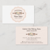 の転がピン素朴ベーカリー 名刺 (正面/裏面)