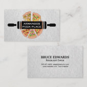 の転がピン |ピザスライス 名刺 (正面/裏面)