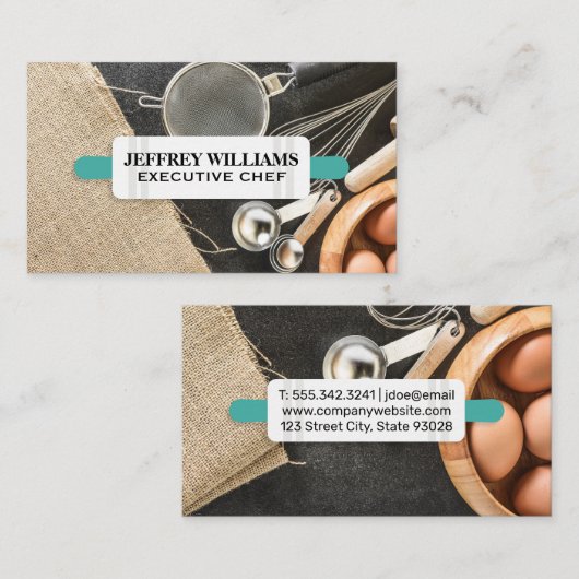 の転がピン |ベーキング成分 名刺 (正面/裏面)