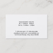 の転がピン(白)の変化 |エグゼクティブシェフ 名刺 (裏面)