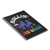 の転が第2グレードへの新学期ローラスケート ノートブック (右側)