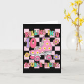 の転が10倍の数字10番目の誕生日ローラー カード (黄色い花)