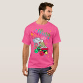 の転が18 18クール番目の誕生日ローラスケートで滑る Tシャツ (正面フル)