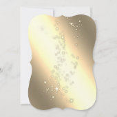 の輝き、ガラス、企業のなクリスマス・パーティエレガント、 招待状 (裏面)