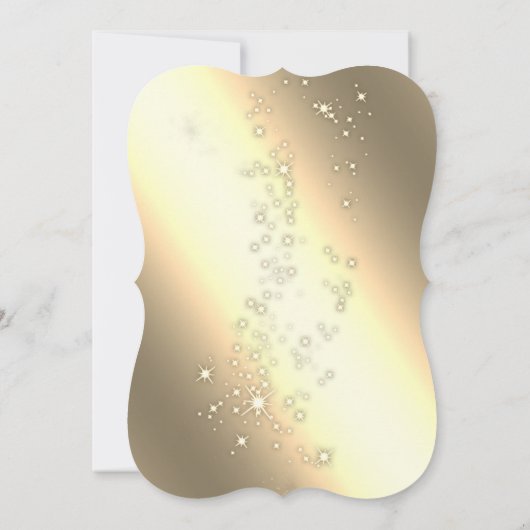 の輝き、ガラス、企業のなクリスマス・パーティエレガント、 招待状 (裏面)