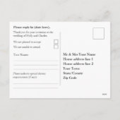 の返信結婚はがき シーズンポストカード (裏面)