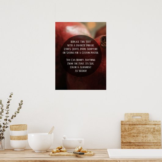 の追加カスタム文字のクローズアップPomegranates写真 ポスター (キッチン)