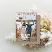 の追加結婚写真おもしろい雑誌カバーカード