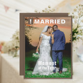 の追加結婚写真おもしろい雑誌カバーカード