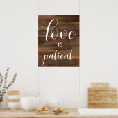 の通路結婚シンボルや象徴- 1コリント13 ポスター (キッチン)