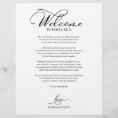 の週末結婚のウェルカムコースのスクリプエレガントト (正面)