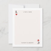 の遊カーインスパイアド文具ノートカード ノートカード (正面)