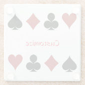 の遊カードがThunder_Coveに適合 ガラスコースター (裏面)