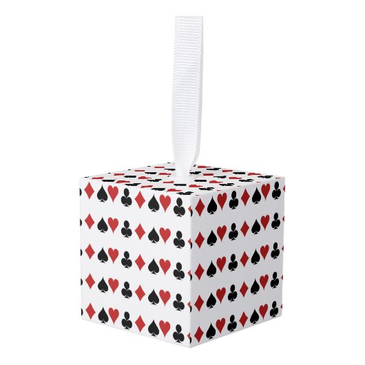 の遊カードがThunder_Coveに適合 キューブオーナメント (正面アングル)