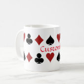 の遊カードがThunder_Coveに適合 コーヒーマグカップ (正面左)