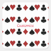 の遊カードがThunder_Coveに適合 スクエアシール (正面)