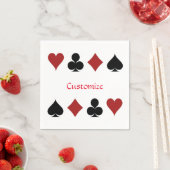 の遊カードがThunder_Coveに適合 スタンダードカクテルナプキン (インサイチュ)