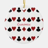 の遊カードがThunder_Coveに適合 セラミックオーナメント (正面)