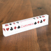 の遊カードがThunder_Coveに適合 デスクネームプレート (側面)