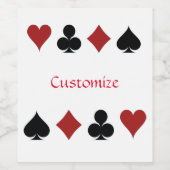 の遊カードがThunder_Coveに適合 ワインラベル (シングルラベル)