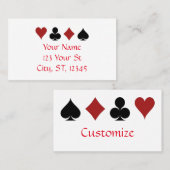 の遊カードがThunder_Coveに適合 名刺 (正面/裏面)