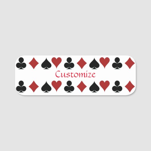 の遊カードがThunder_Coveに適合 名札 (正面)