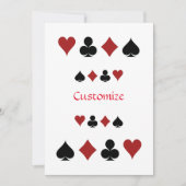 の遊カードがThunder_Coveに適合 招待状 (正面)