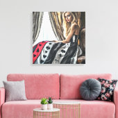 の遊カードエレメント、衣類デザイン、ファッション キャンバスプリント (インサイチュ (リビング))