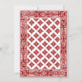 の遊カードキング/クイーンパーソナライズされた招待状 招待状 (裏面)