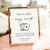 の遊カードゲストブック結婚のゲストブックサイン ポスター