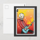 の遊カードスケルトン遊ズギター ポストカード (正面/裏面)