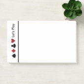 の遊カードスコアパッド。ラージ ポストイット (オフィス)