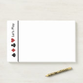 の遊カードスコアパッド。ラージ ポストイット (デスク)