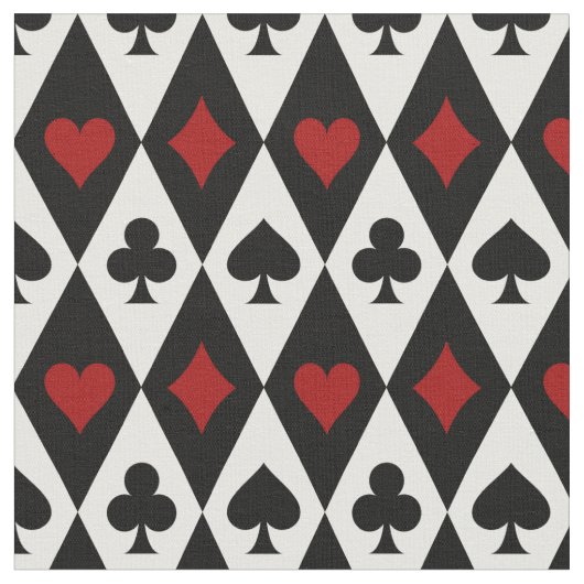 の遊カードスーツを白黒にする ファブリック (クローズアップ)